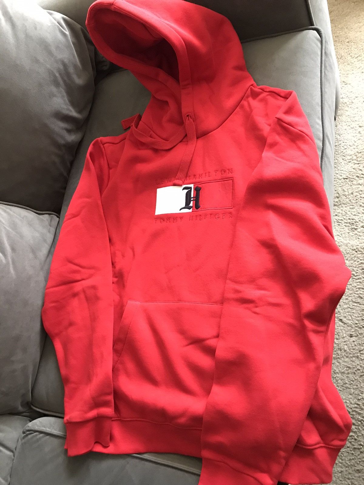 Tommy Hilfiger Lewis Hamilton Tommy Hilfiger mens XL Hoodie Grailed