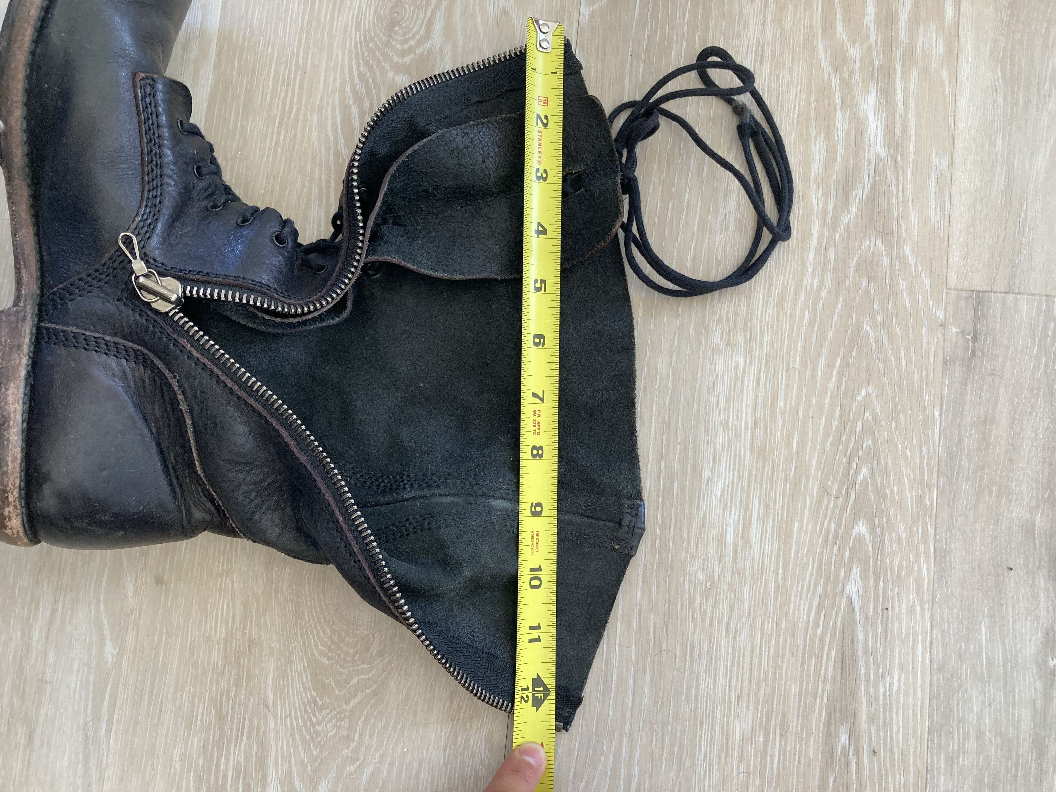 Julius Julius Single Zip Lace Up Combat Boots | Grailed