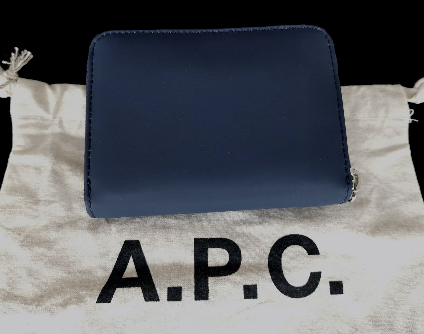 A.P.C. APC ZIP WALLET - MARINE - NEW WITH TAGS AND POUCH Size ONE SIZE - 7 Thumbnail