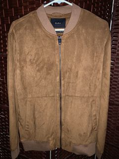 Zara Brown Suede Jacket