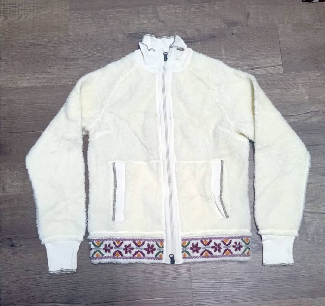 image of Napapijri Napajiri Fleece in Cream, Men's (Size Small)