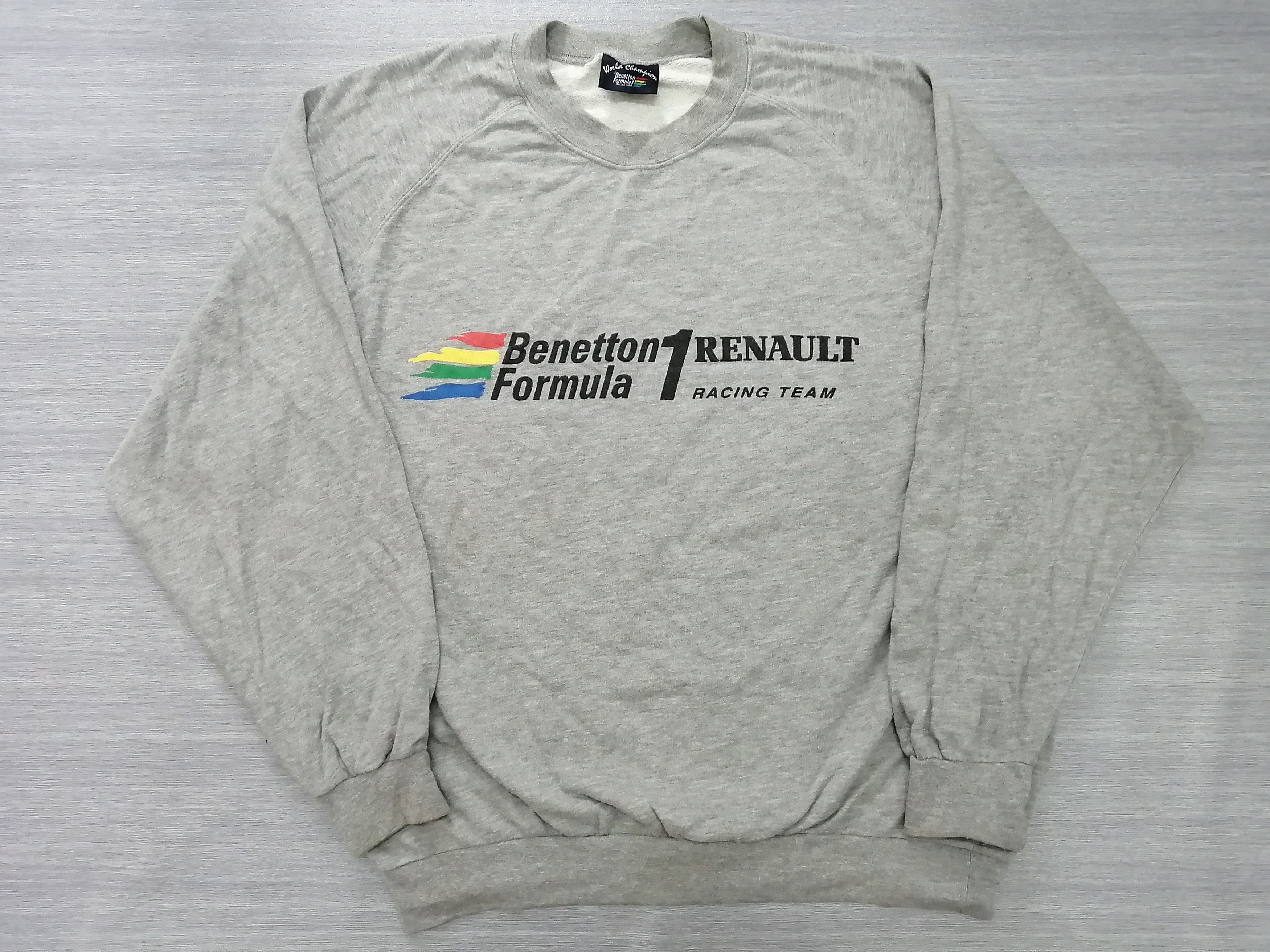 Vintage Vintage BENETTON FORMULA 1 RENAULT RACING TEAM Sweatshirt Grailed