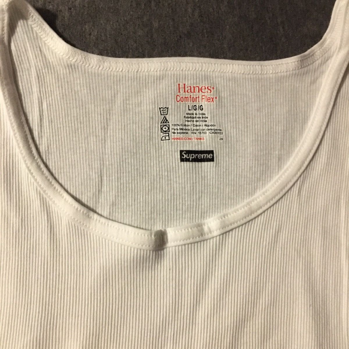 Hanes × Supreme Supreme misprint tank Size ONE SIZE - 4 Thumbnail