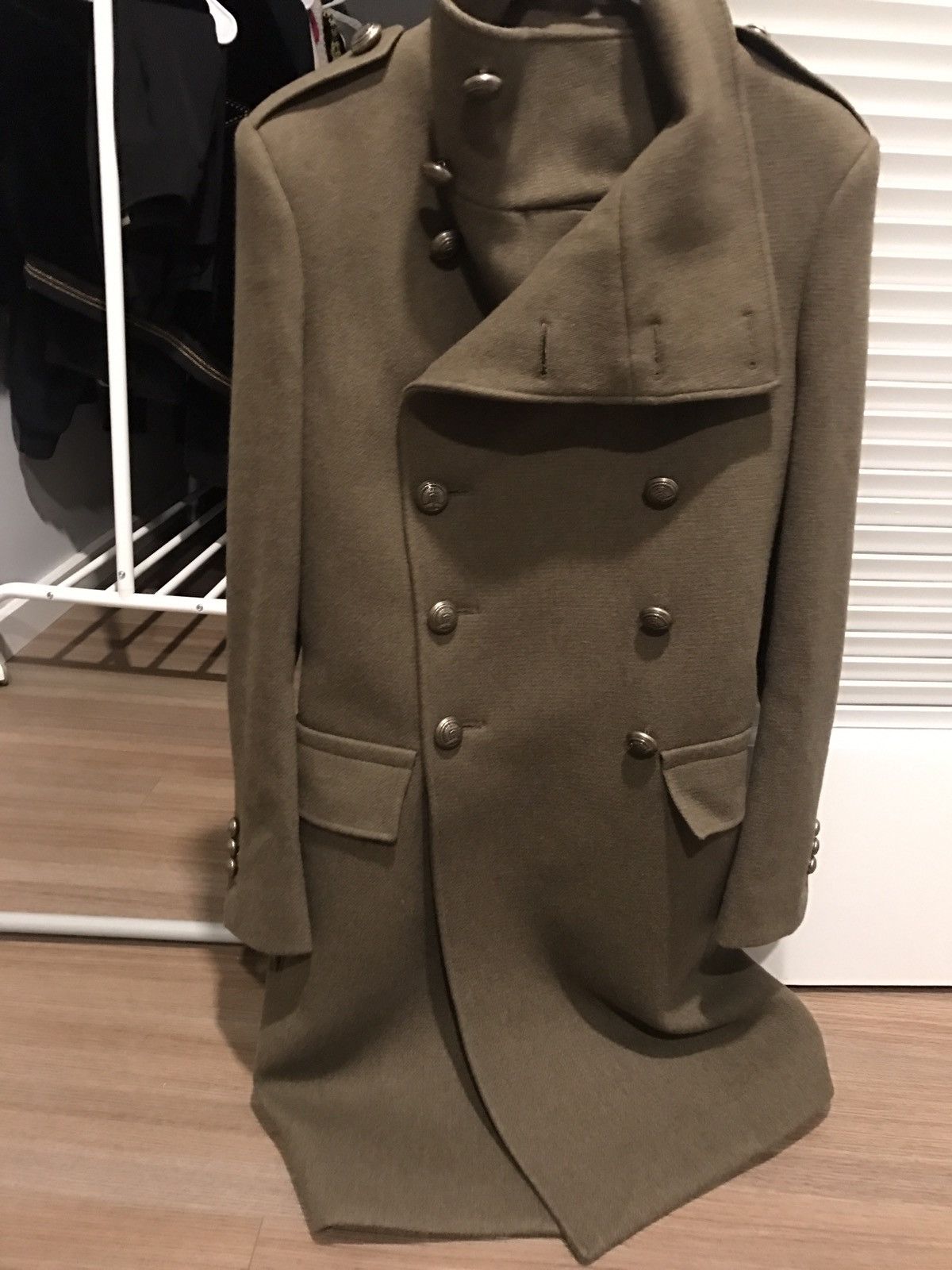 Balmain X H M balmain hm coats Grailed