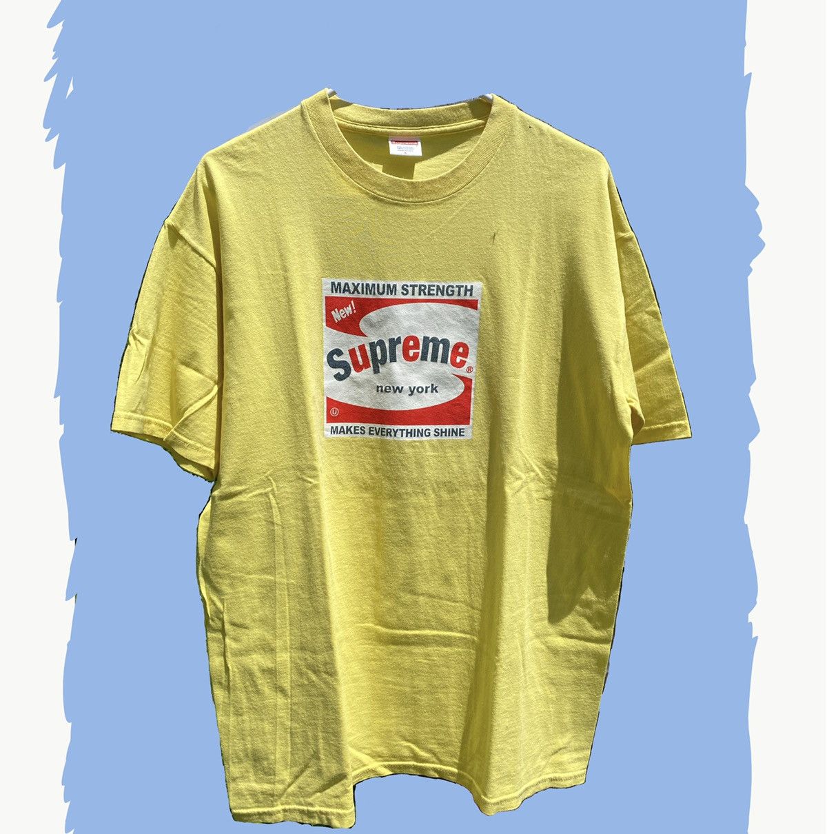 Hype × Supreme × Vintage Supreme 2001 Brillo Tee Large Andy Warhol 