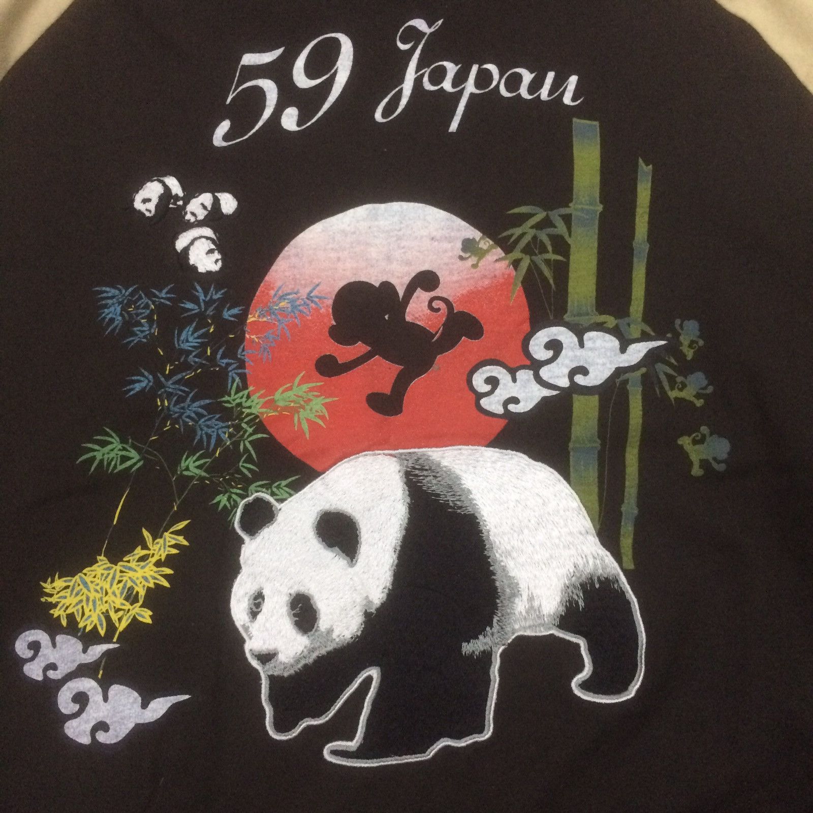 Japanese Brand Sukajan Souvenir Jacket Japan Cotton Embroidery Style Size US L / EU 52-54 / 3 - 4 Thumbnail