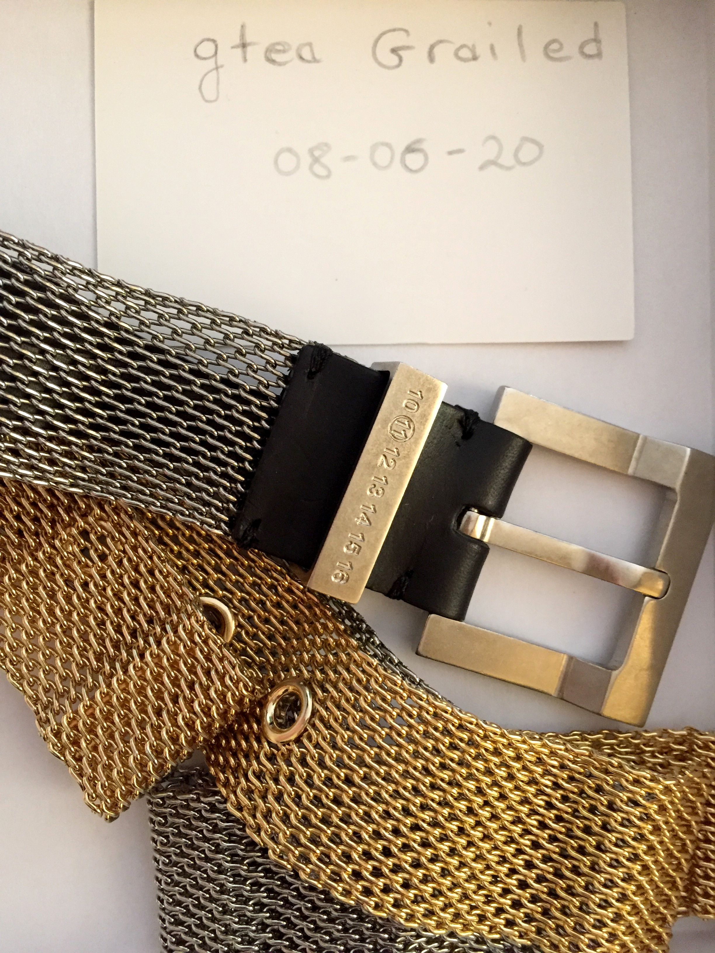 Maison Margiela Thin Wire Mesh Belt | Grailed