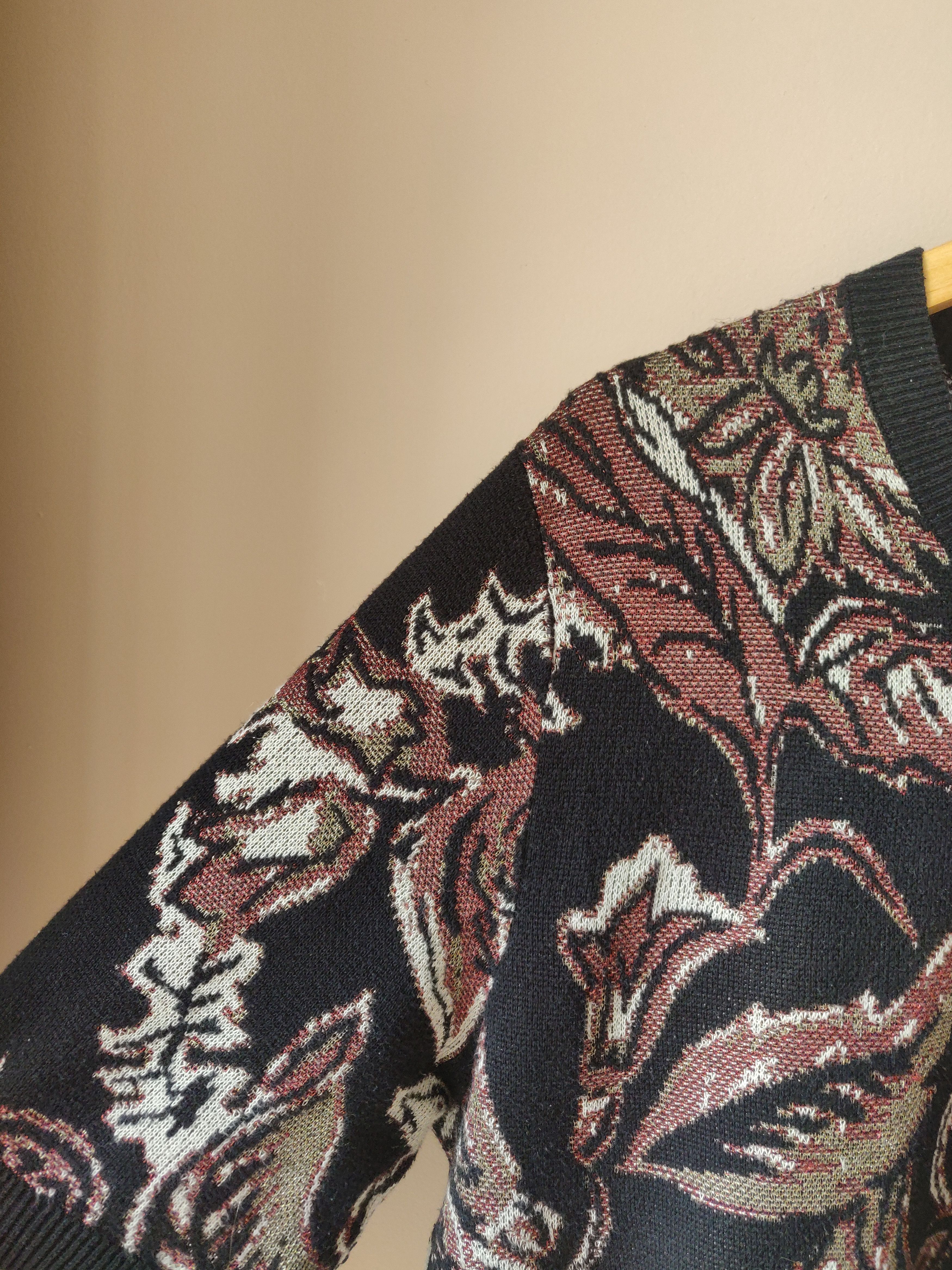 Dries Van Noten Short Sleeve Floral Knit Size US L / EU 52-54 / 3 - 2 Thumbnail
