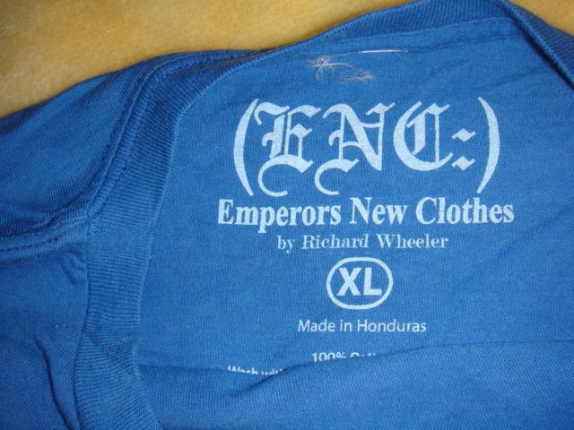 Band Tees EMPERORS NEW CLOTHES By Richard Wheeler T Shirt Size US XL / EU 56 / 4 - 2 Thumbnail