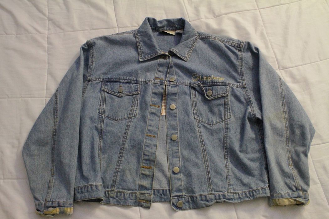 Vintage longaberger jean jacket | Grailed