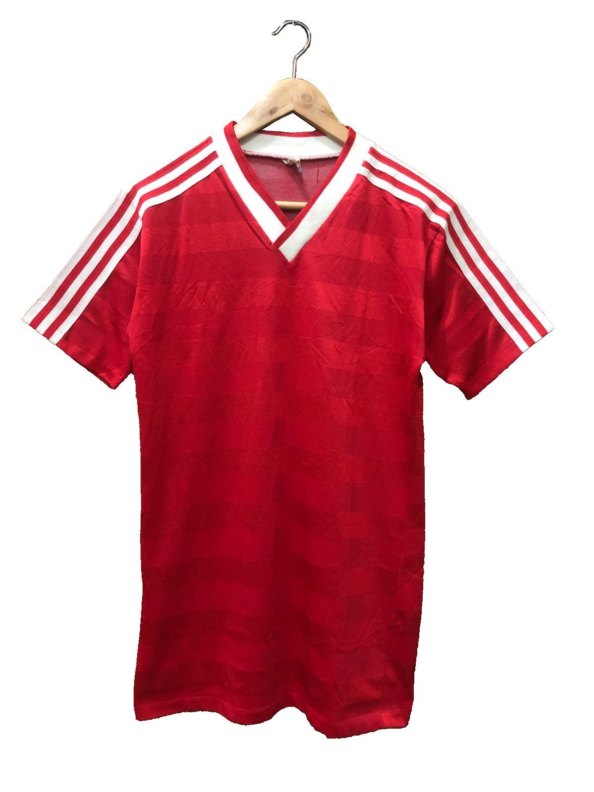 Adidas Vintage 80s Adidas West Germany Red Colour Jersey Size US M / EU 48-50 / 2 - 1 Thumbnail
