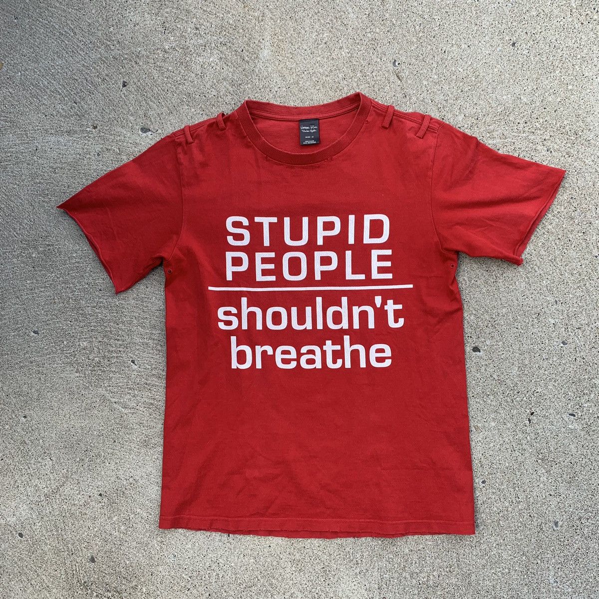 Number (N)ine Number (N)ine Stupid People Shouldn't Breathe Tee