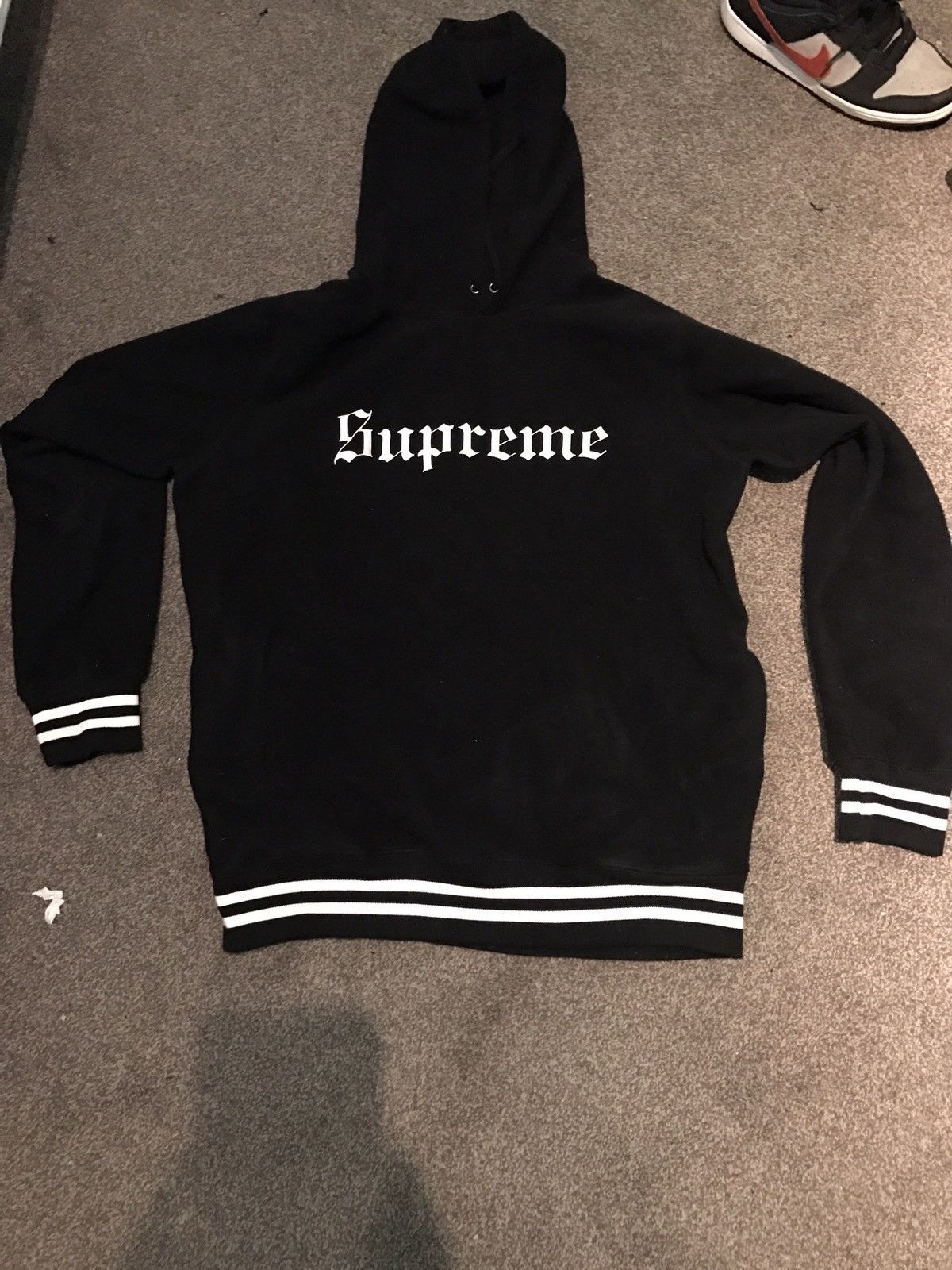 Supreme Reverse Fleece Hooded Sweatshirt | Grailed 