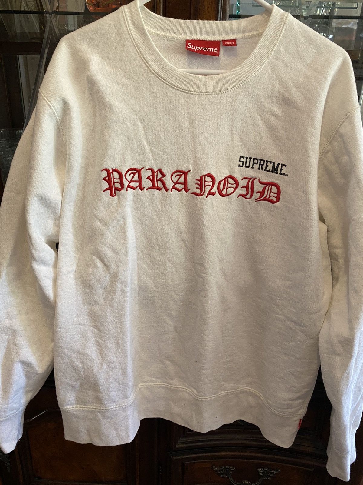 Supreme Supreme / Black Sabbath Paranoid Crewneck | Grailed