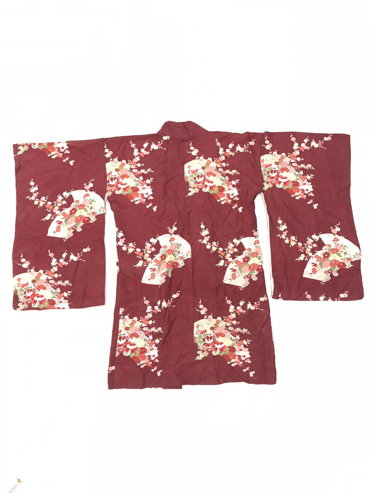 Japanese Brand VINTAGE FLORAL PATTERN SILK KIMONO JAPAN Size US M / EU 48-50 / 2 - 2 Thumbnail