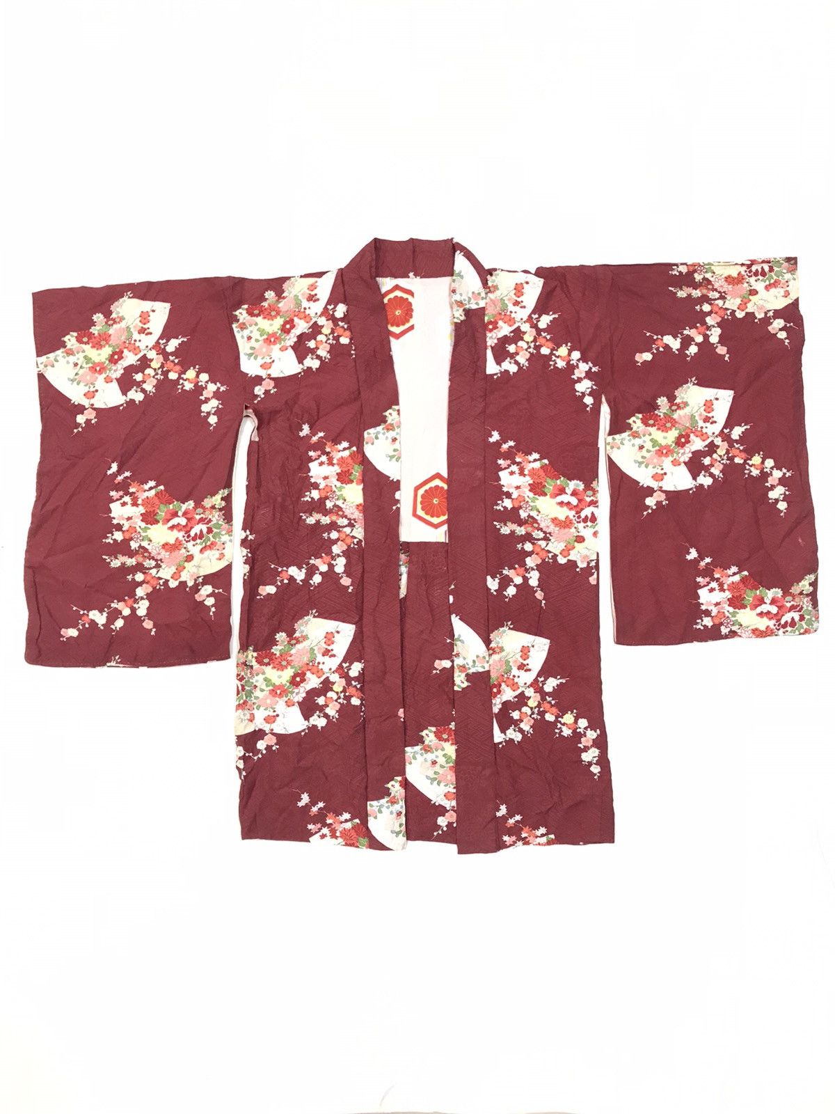 Japanese Brand VINTAGE FLORAL PATTERN SILK KIMONO JAPAN Size US M / EU 48-50 / 2 - 1 Thumbnail