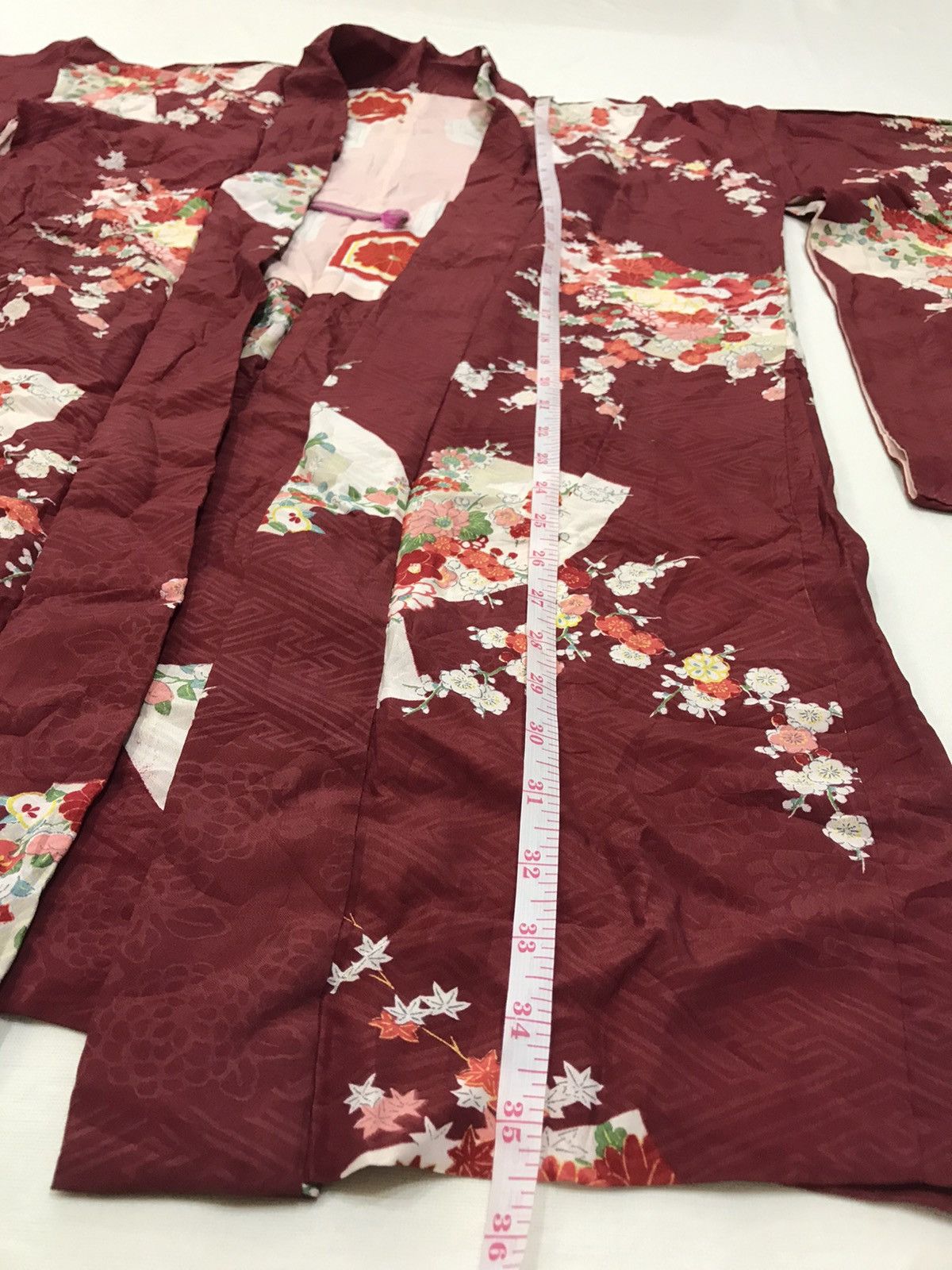 Japanese Brand VINTAGE FLORAL PATTERN SILK KIMONO JAPAN Size US M / EU 48-50 / 2 - 6 Thumbnail