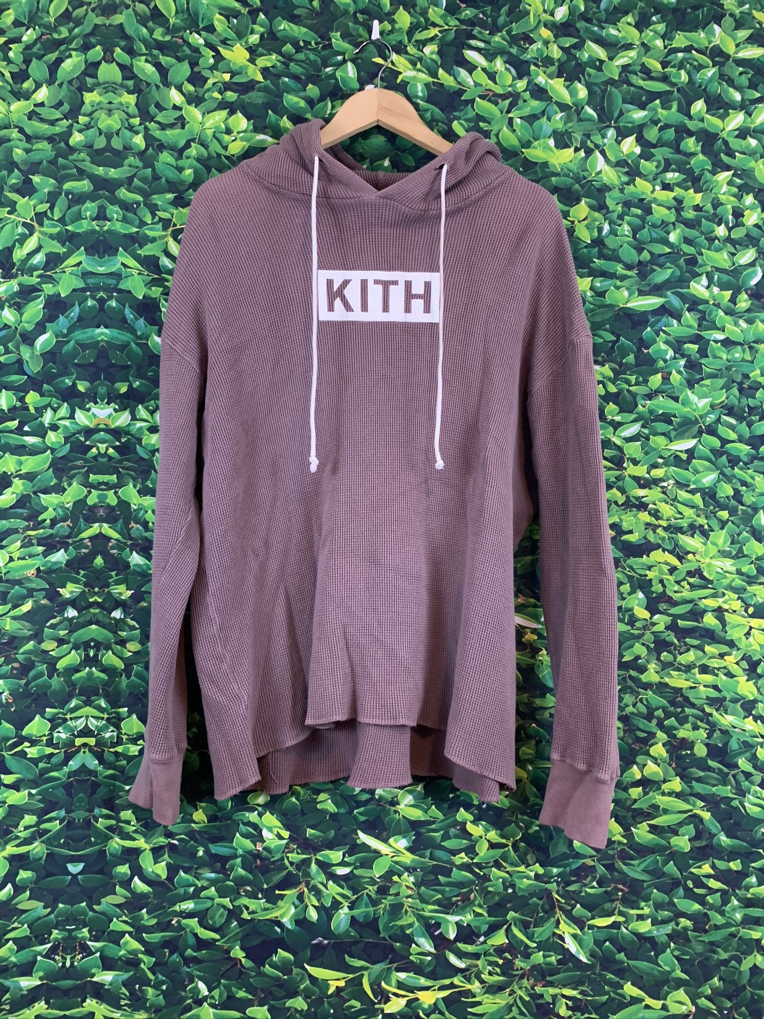 Kith calux waffle hoodie best sale