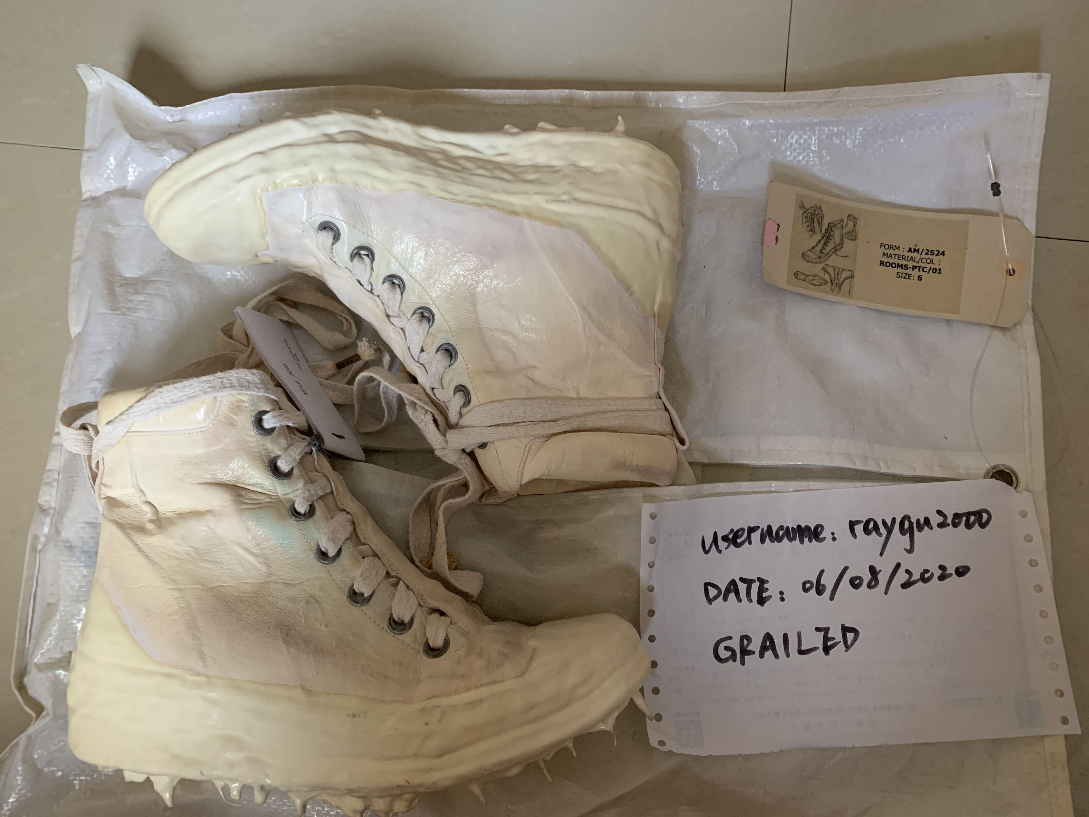 Carol Christian Poell CAROL CHRISTIAN POELL DRIPED SOLE Carol Christian Poell CAROL CHRISTIAN POELL DRIPED SOLE