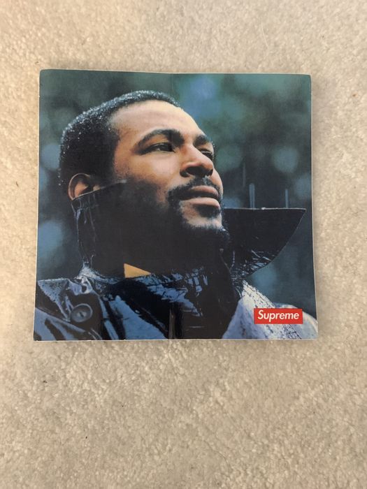 Supreme marvin gaye store sticker