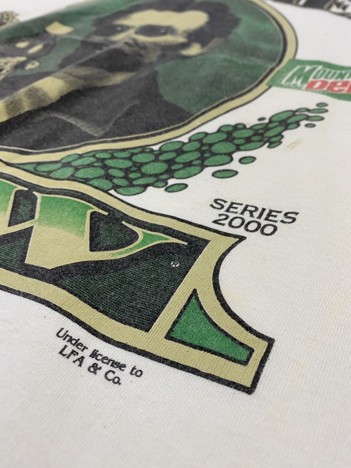 Rap Tees vintage 90s abraham lincoln parody mountain dew t-shirts Size US L / EU 52-54 / 3 - 6 Thumbnail