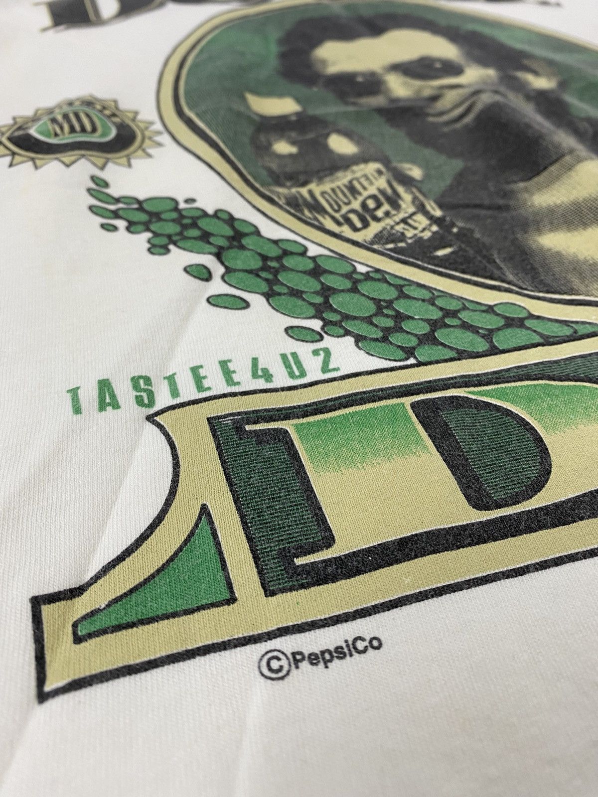 Rap Tees vintage 90s abraham lincoln parody mountain dew t-shirts Size US L / EU 52-54 / 3 - 5 Thumbnail