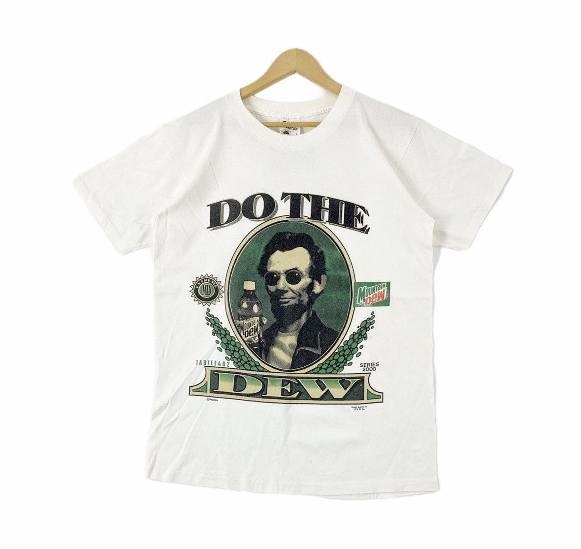 Rap Tees vintage 90s abraham lincoln parody mountain dew t-shirts Size US L / EU 52-54 / 3 - 1 Thumbnail