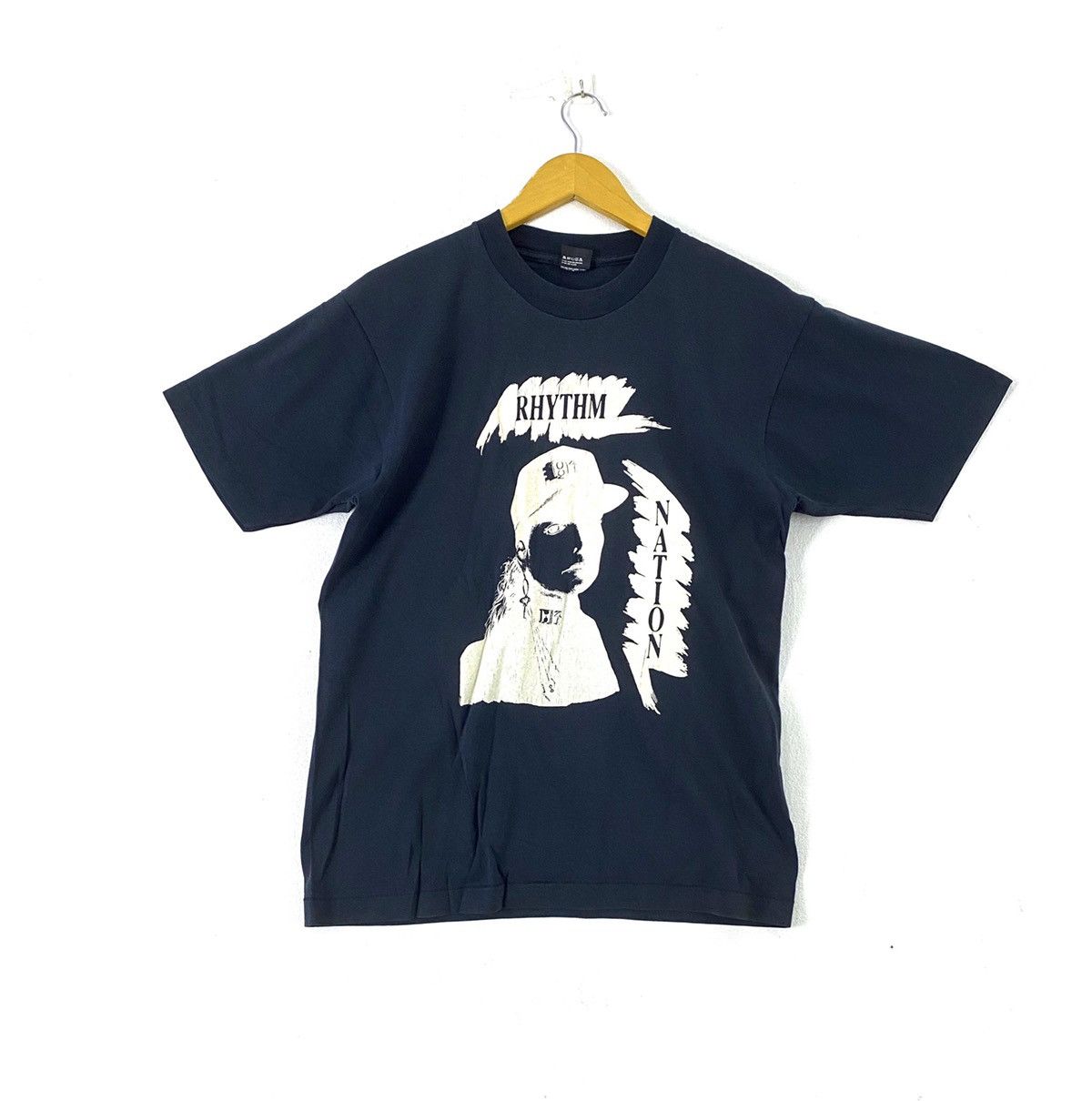 Band Tees vintage 1990 janet jackson rhythm nation rare nice t-shirts Size US L / EU 52-54 / 3 - 1 Thumbnail
