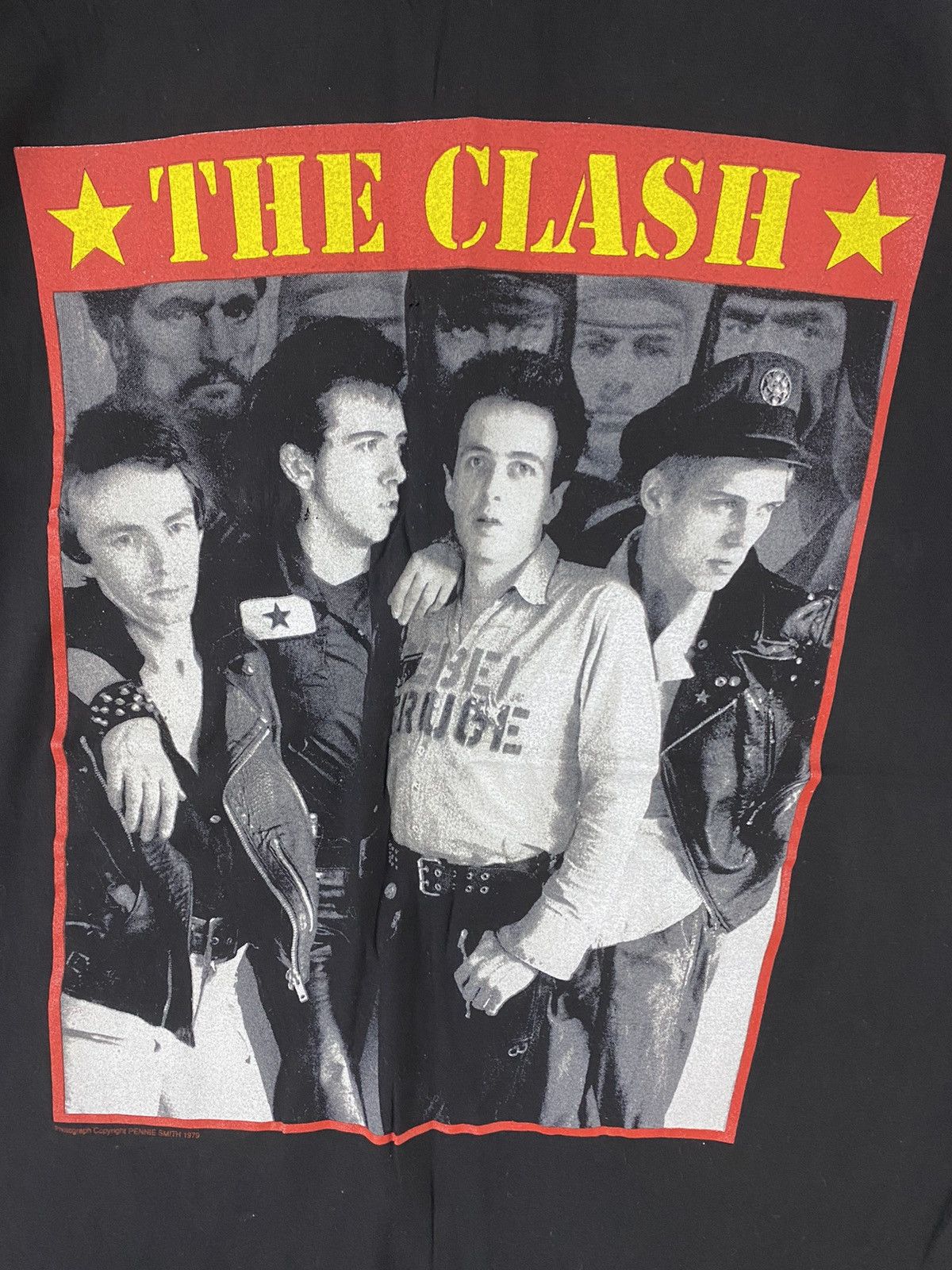 Band Tees vintage 90s the clash rebel truce punk rock rare t-shirts Size US XL / EU 56 / 4 - 3 Thumbnail