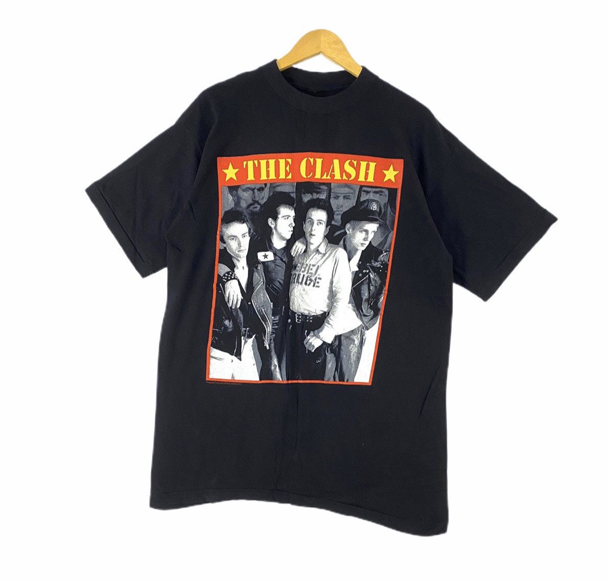 Band Tees vintage 90s the clash rebel truce punk rock rare t-shirts Size US XL / EU 56 / 4 - 1 Thumbnail