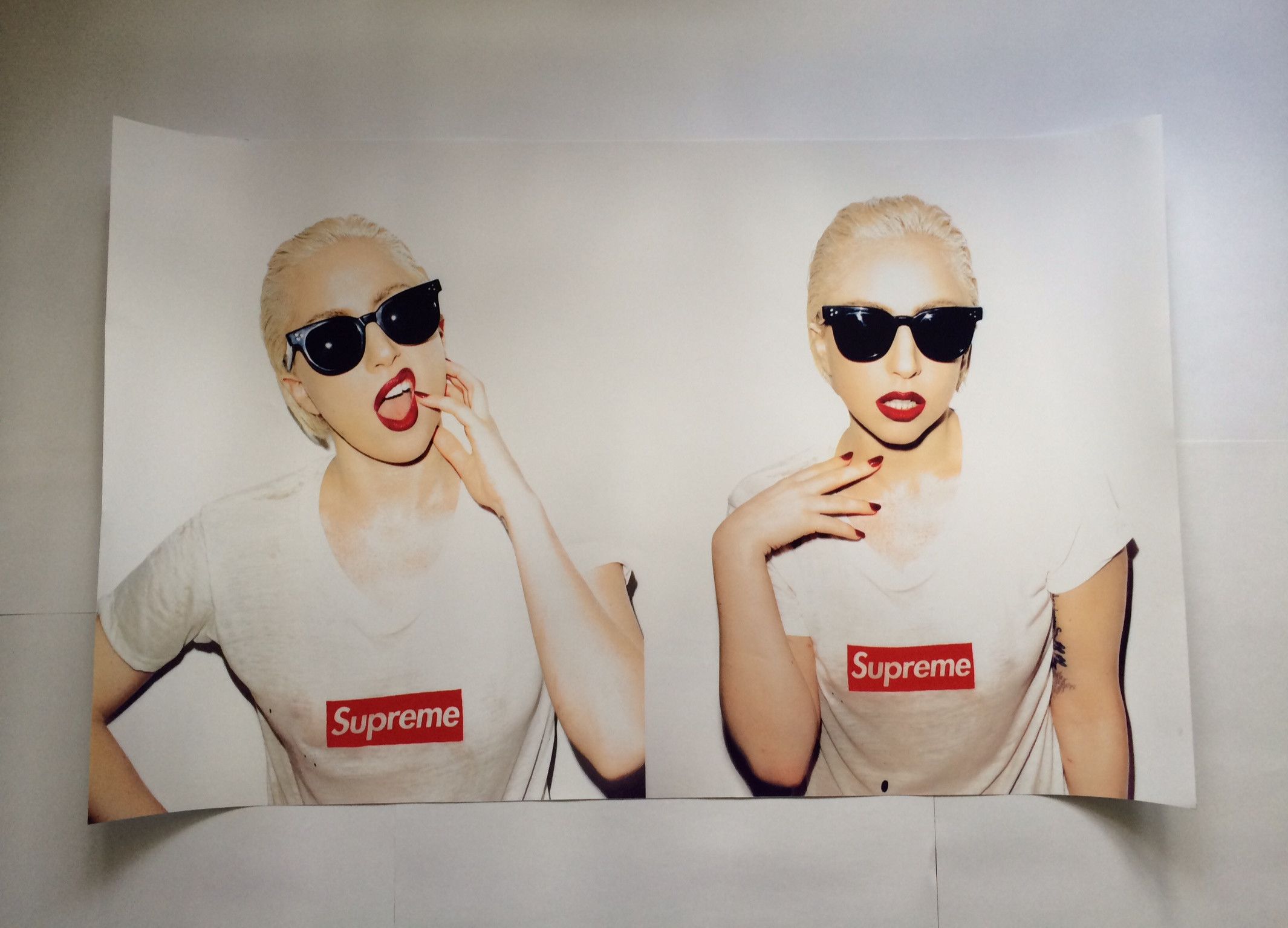 Supreme SUPREME LADY GAGA POSTER | Grailed