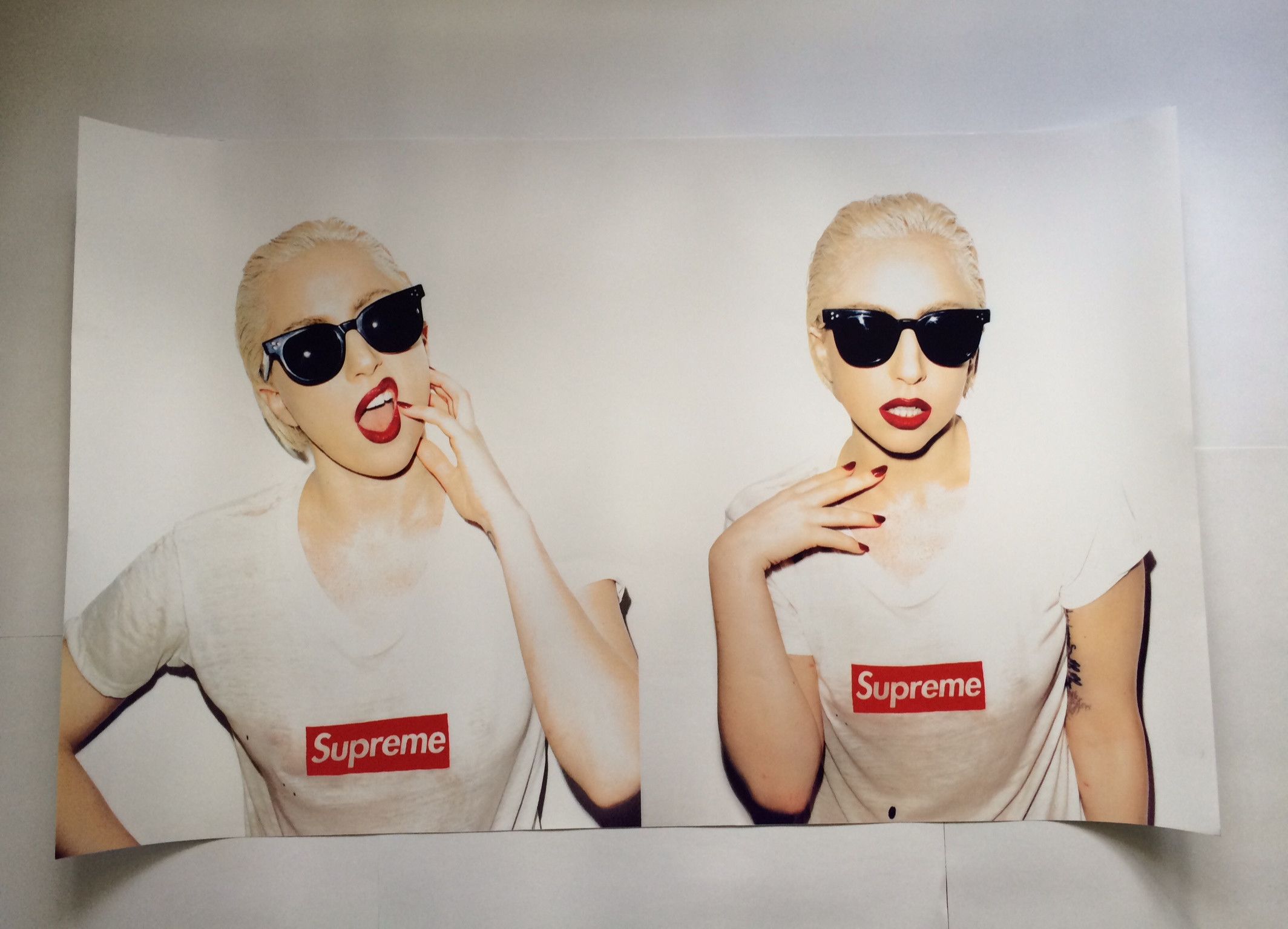 Supreme SUPREME LADY GAGA POSTER Grailed