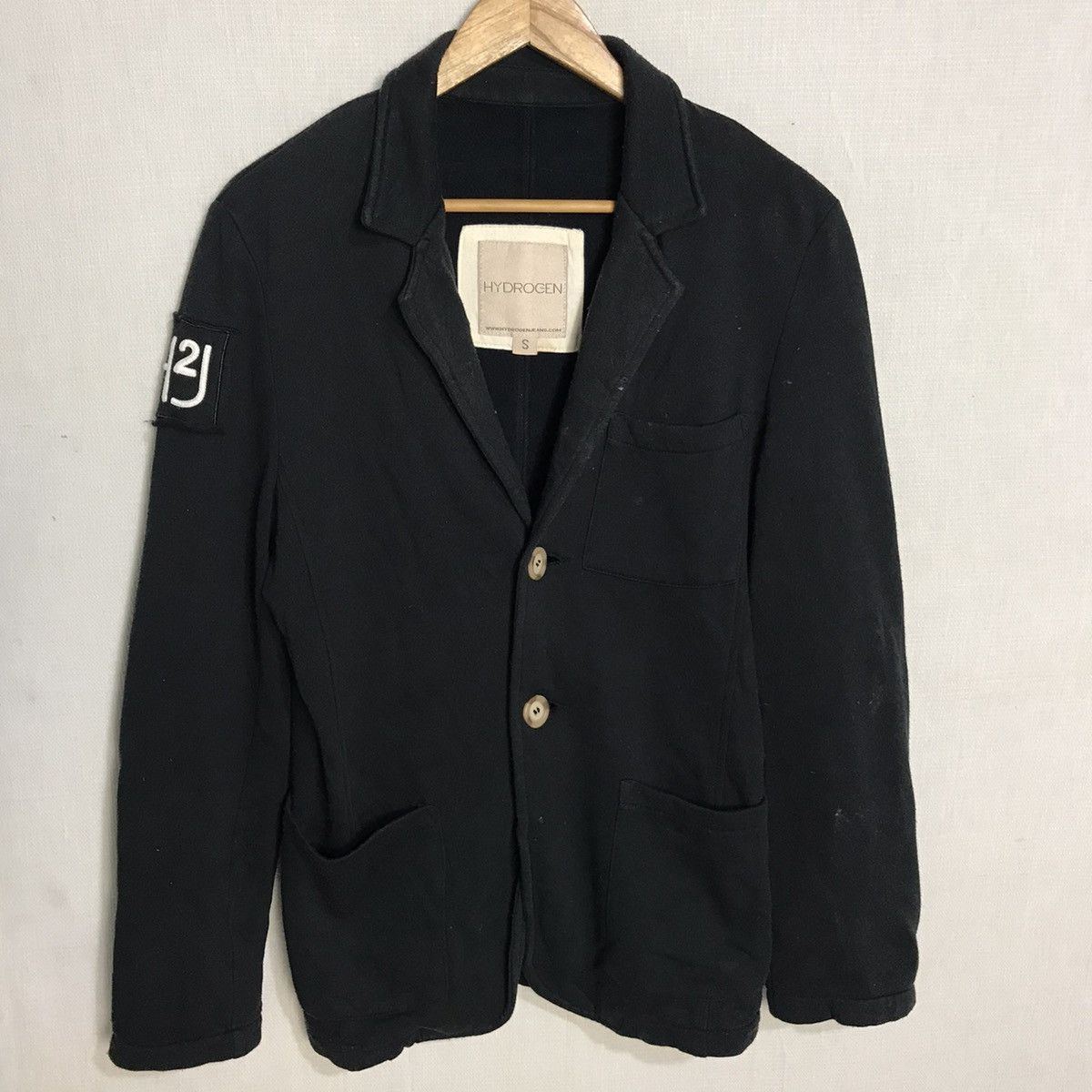 HYDROGEN Hydrogens jeans italy side h2j patch jacket | Grailed