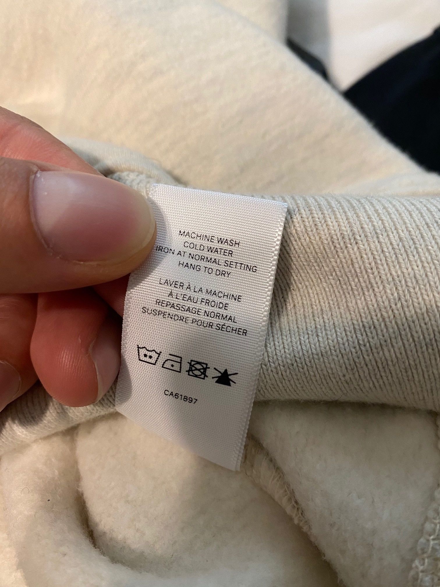JJJJound jjjjound beige cream hoodie fw19' Size US L / EU 52-54 / 3 - 12 Thumbnail