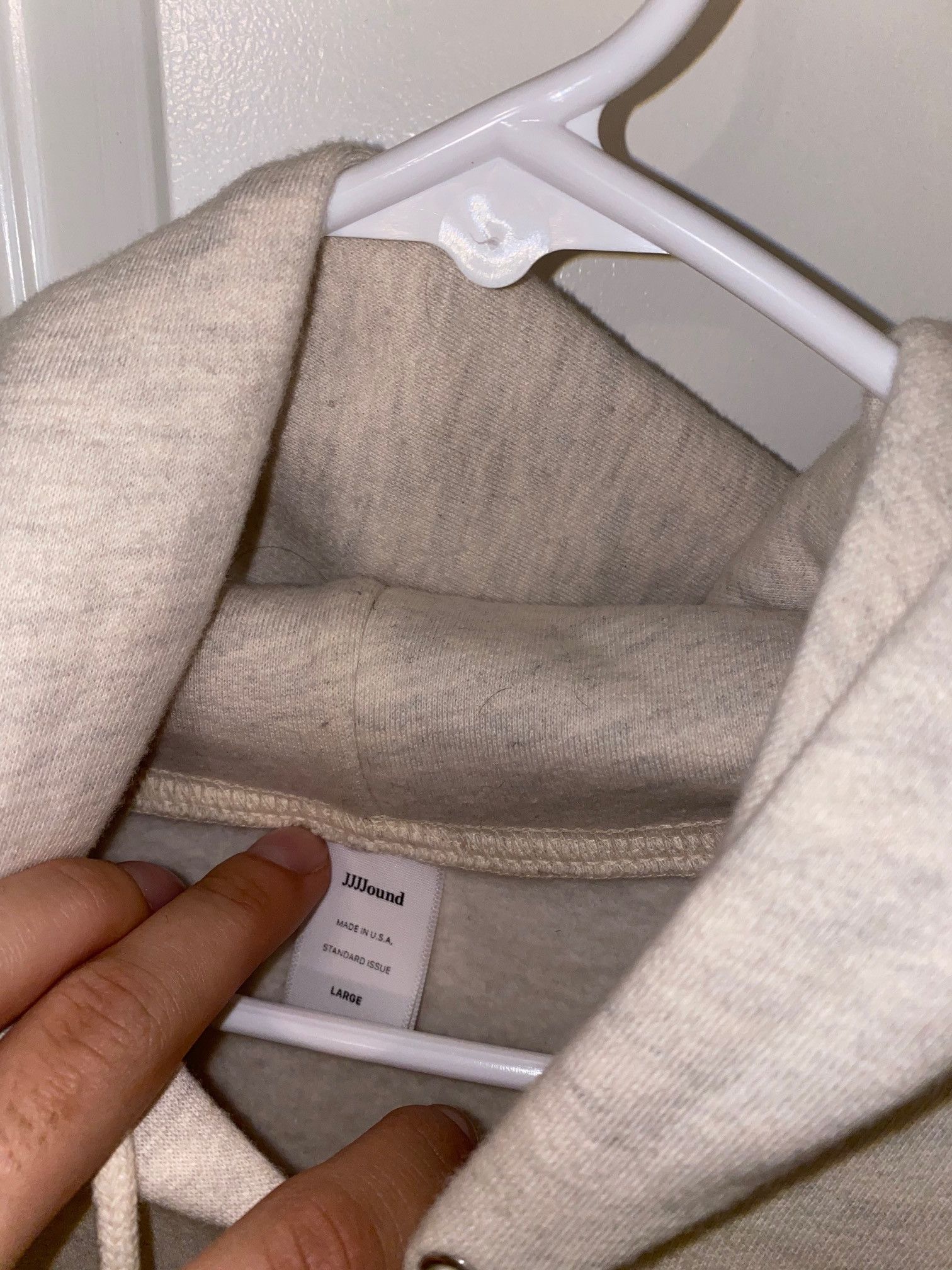 JJJJound jjjjound beige cream hoodie fw19' Size US L / EU 52-54 / 3 - 7 Thumbnail