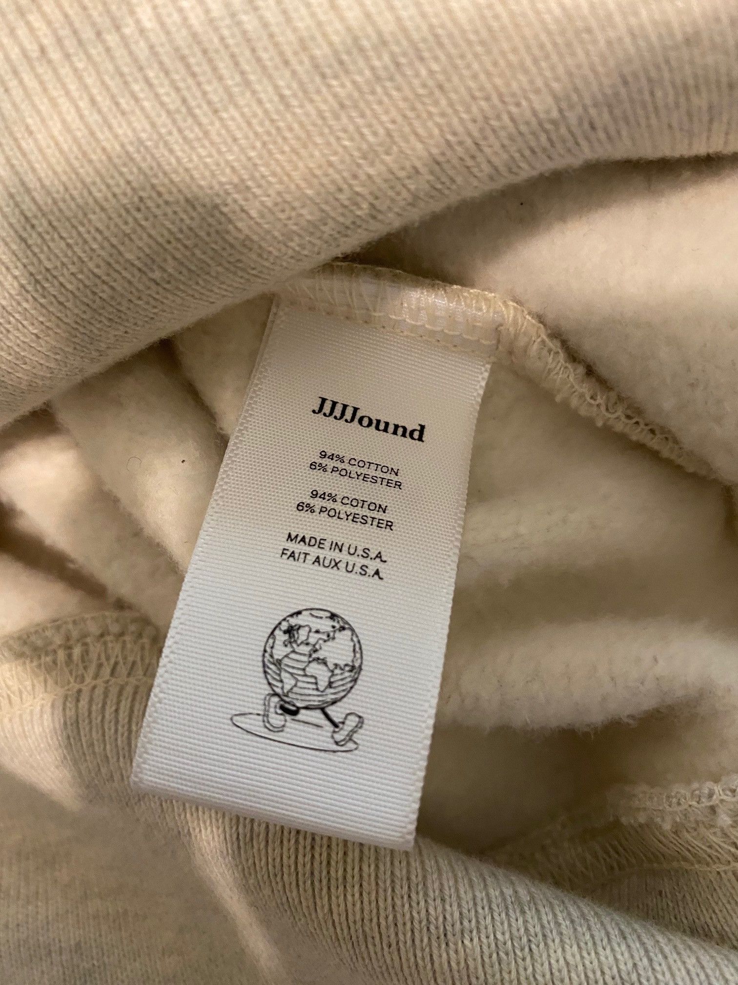 JJJJound jjjjound beige cream hoodie fw19' Size US L / EU 52-54 / 3 - 11 Thumbnail