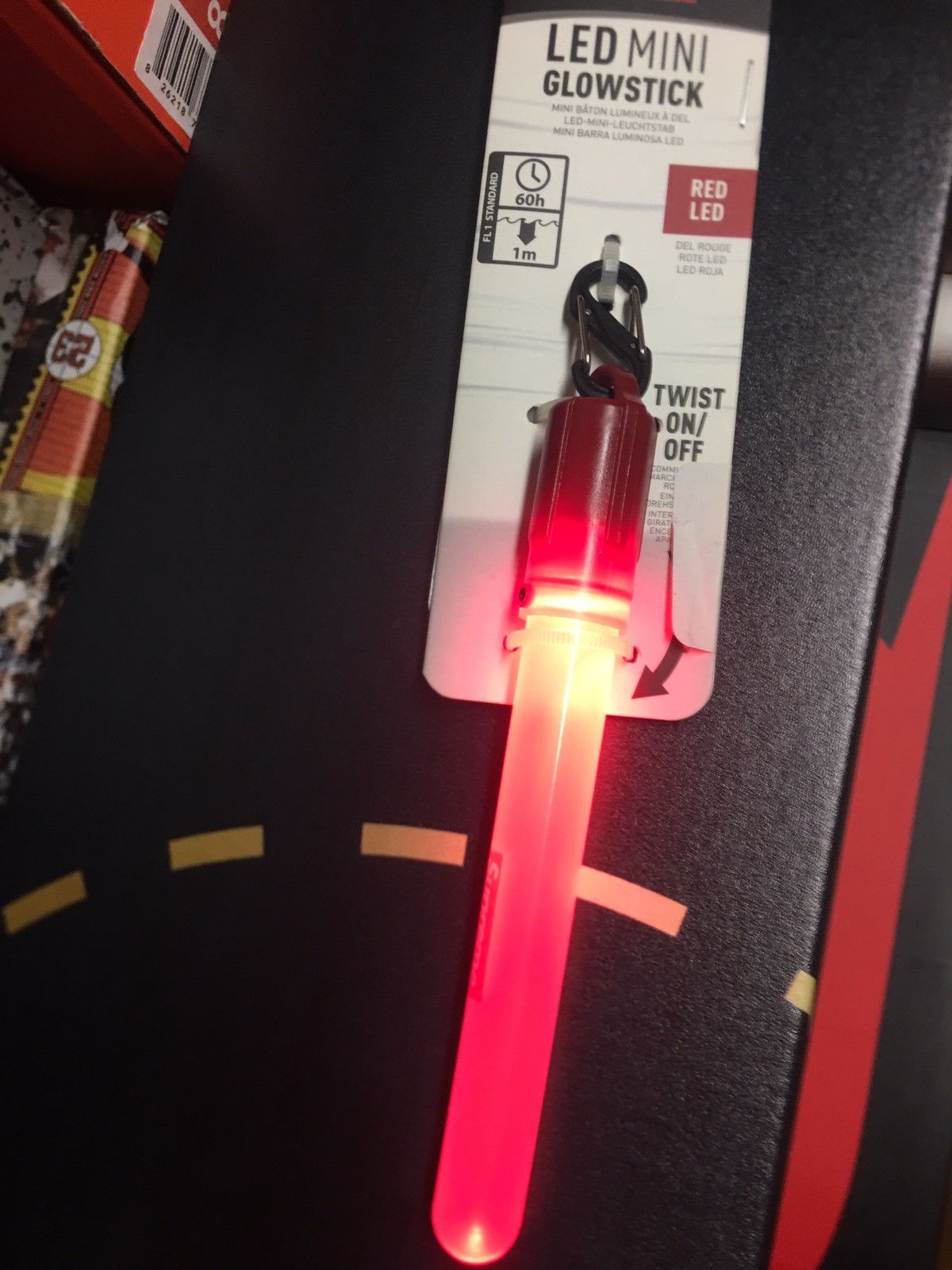 Supreme Supreme keychain led mini glow stick night lite nite ize