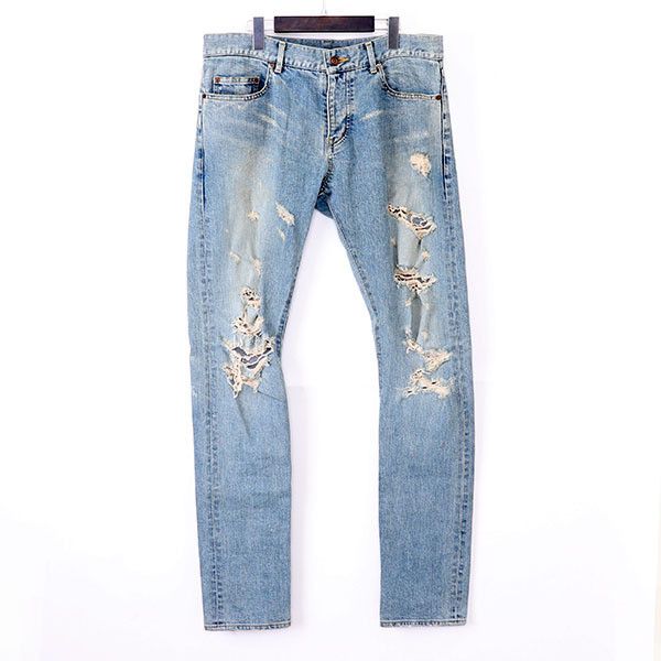 Saint laurent discount crash denim