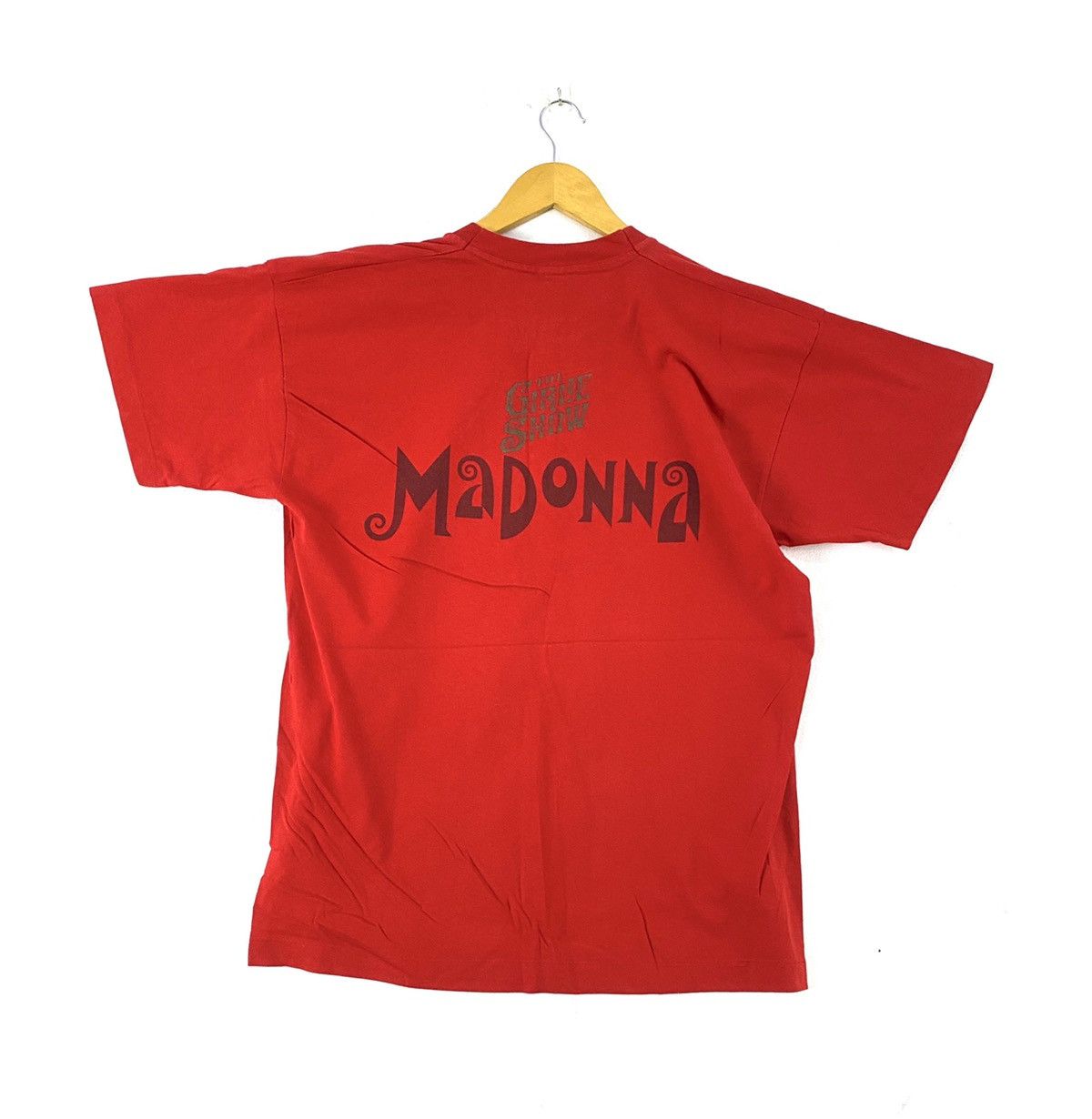 Band Tees vintage 1993 madonna the girlie show rare design t-shirts Size US XL / EU 56 / 4 - 2 Thumbnail