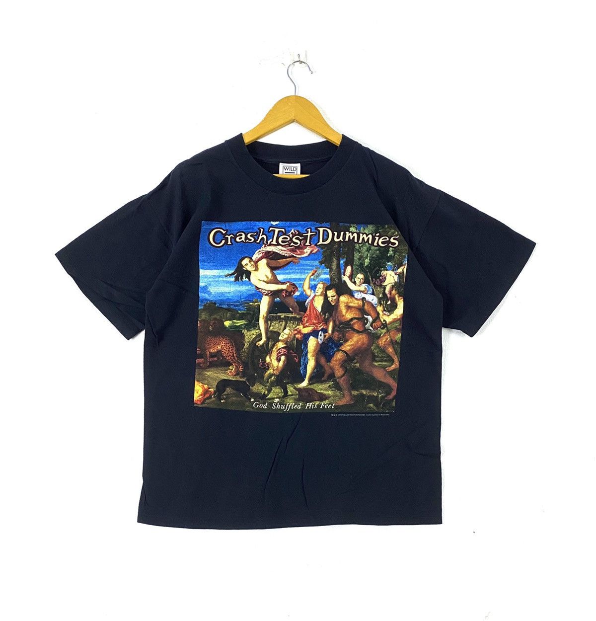 Band Tees vintage 1994 crash test dummies god shuffle his feet t-shirt Size US XL / EU 56 / 4 - 1 Thumbnail