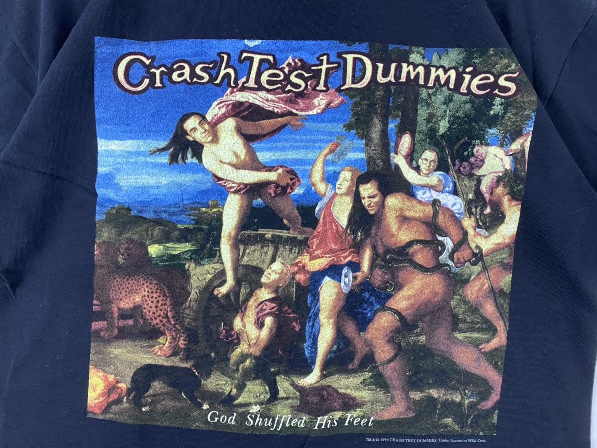 Band Tees vintage 1994 crash test dummies god shuffle his feet t-shirt Size US XL / EU 56 / 4 - 3 Thumbnail