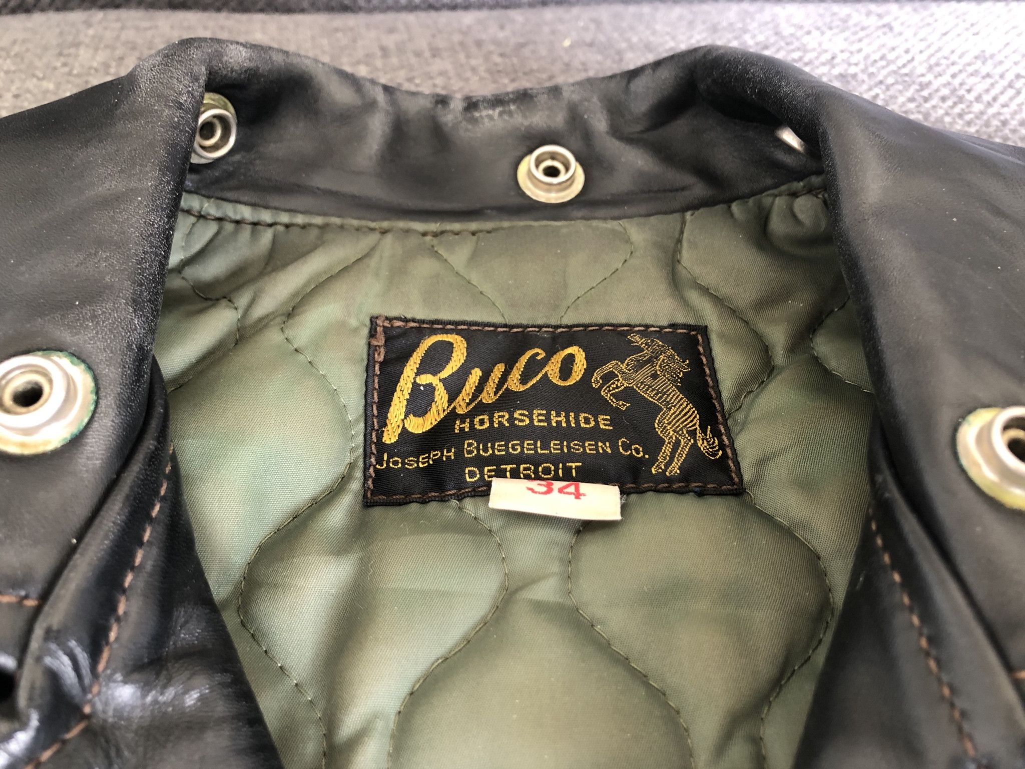 The Real McCoy's Buco J-24 Horsehide Leather Jacket | Grailed