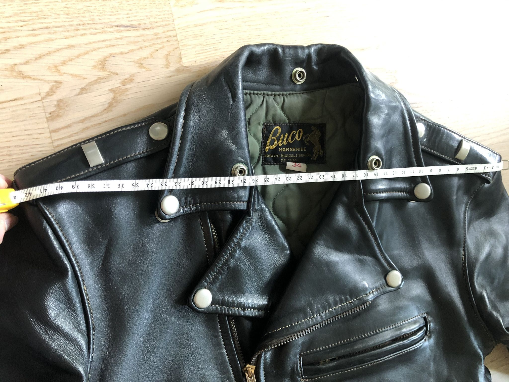 The Real McCoy's Buco J-24 Horsehide Leather Jacket | Grailed The Real McCoy's Buco J-24 Horsehide Leather Jacket | Grailed