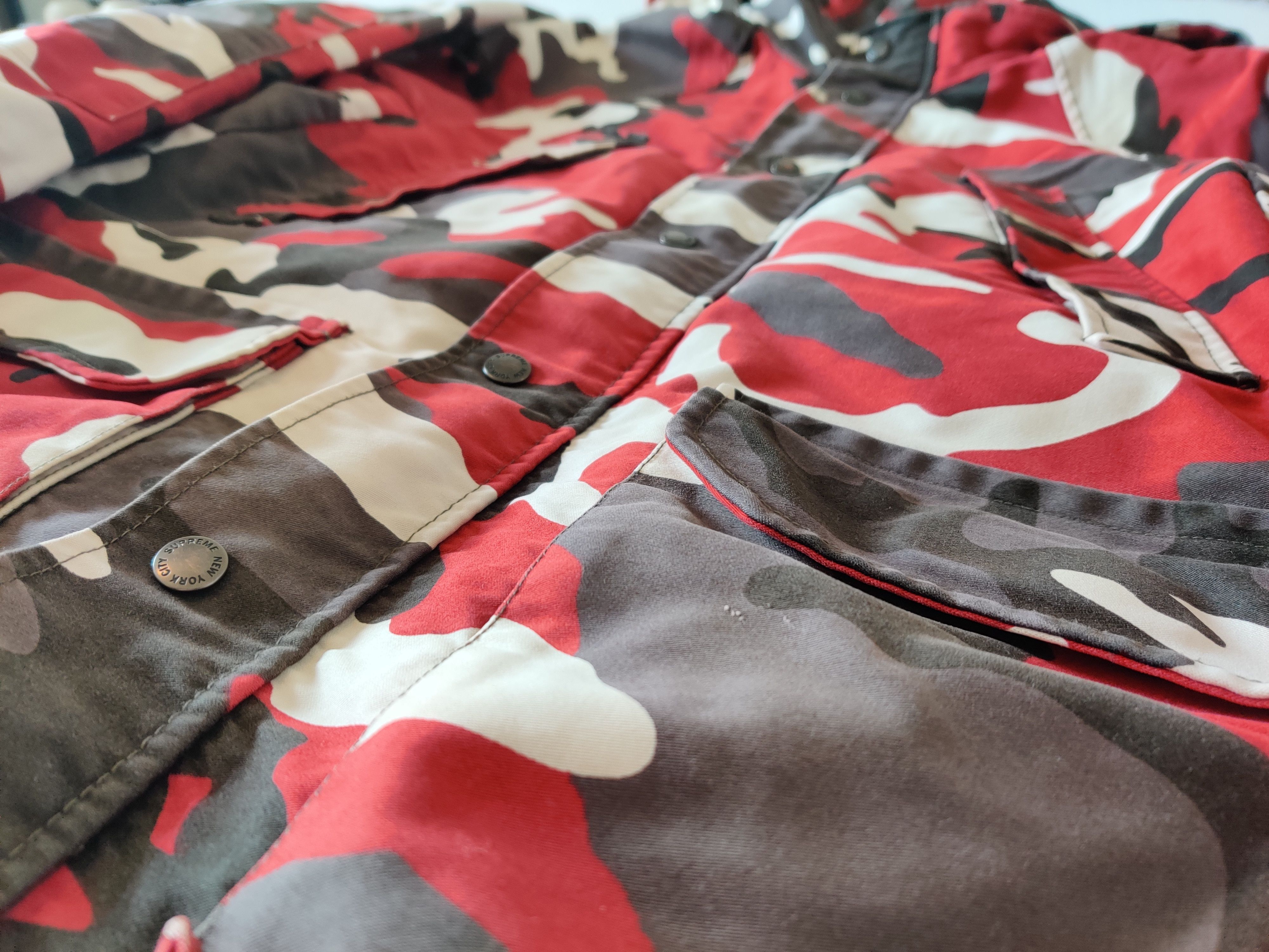 Supreme Supreme FW 13 Field Parka Jacket Urban Camo (Red Supreme Supreme FW 13 Field Parka Jacket Urban Camo (Red