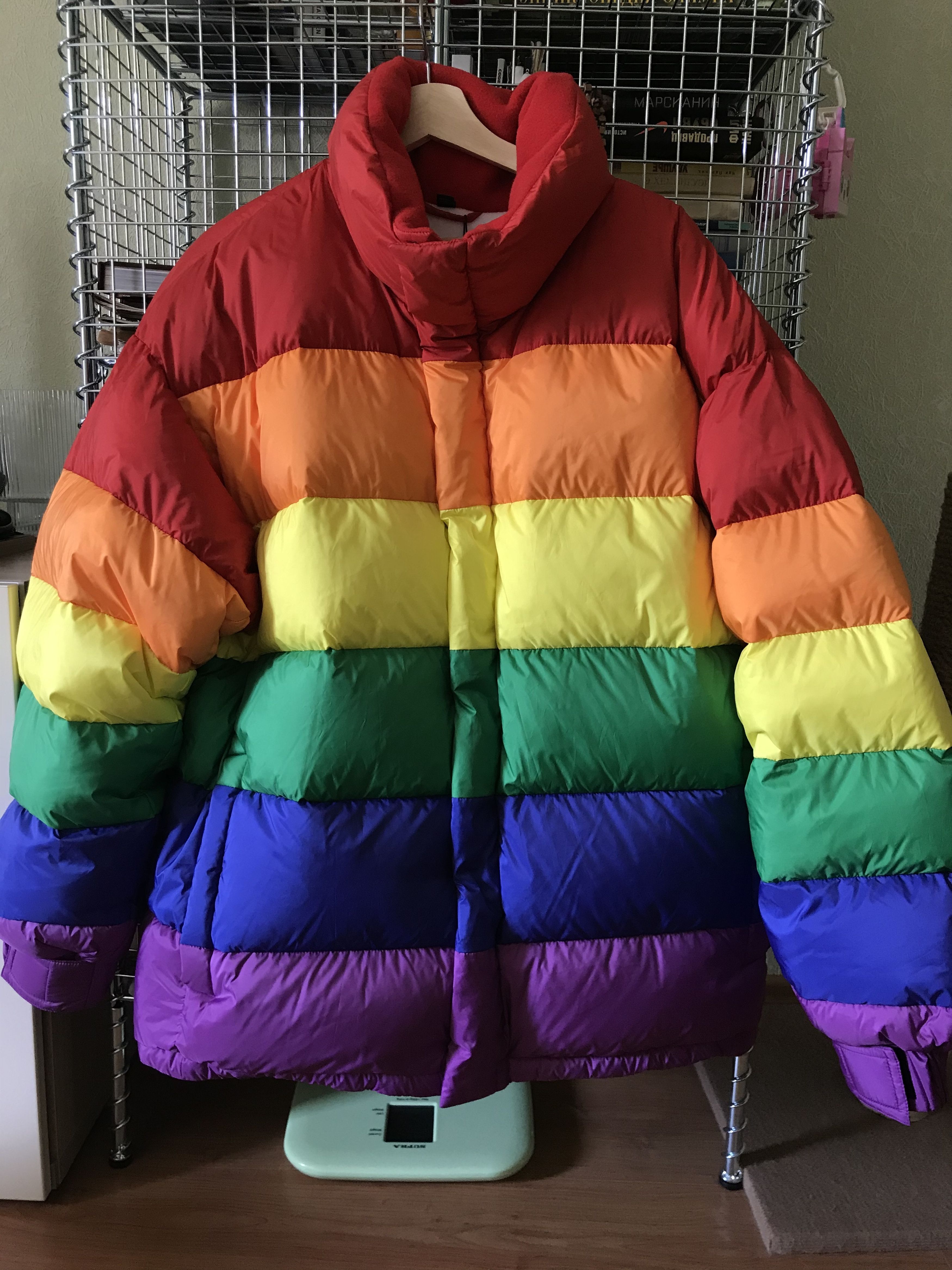 Burberry LAST DROP Burberry Rainbow Feather Down Puffer Jacket Grailed