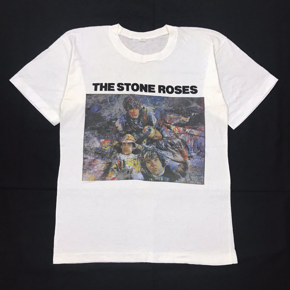 Vintage Vintage 1989 The Stone Roses Painting Kevin Cummins T-Shirt ...