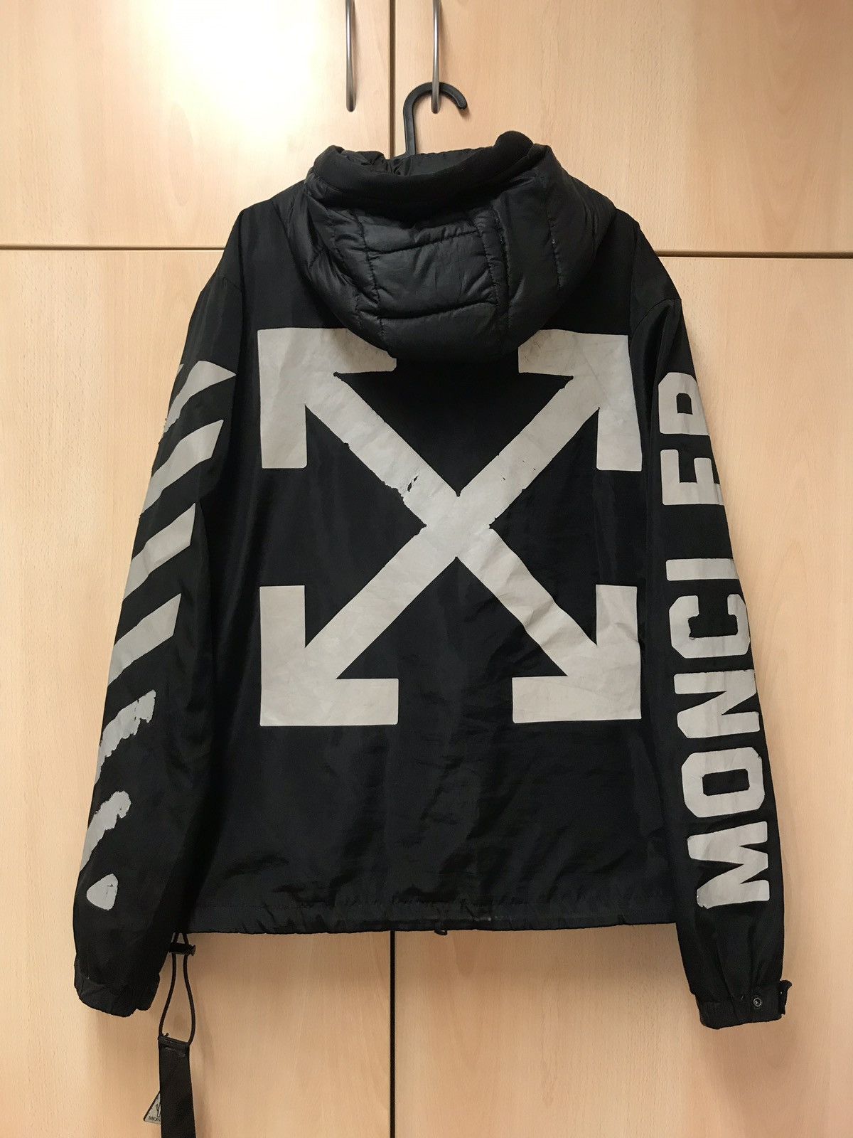 Moncler x off white 3m jacket hotsell