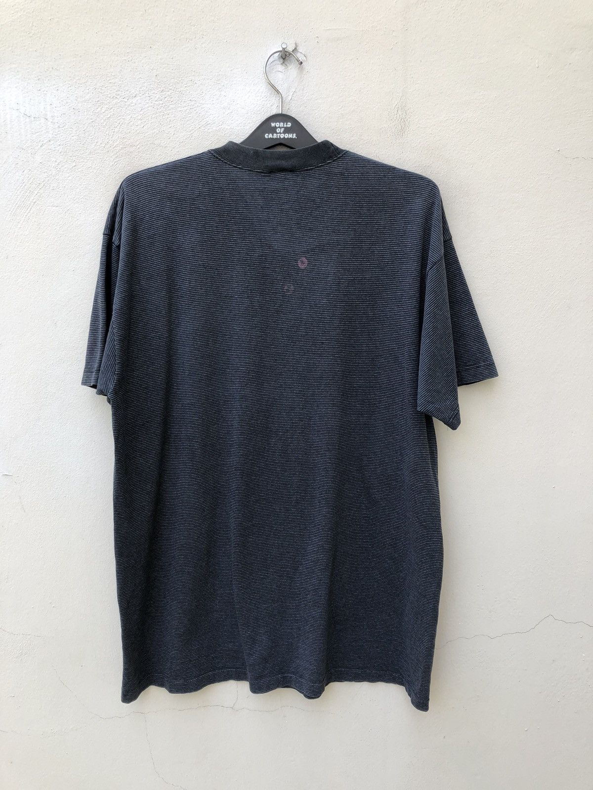 Guess Vintage 90s Guess Basic Jeans Made in Usa Striped tee Size US XL / EU 56 / 4 - 5 Thumbnail