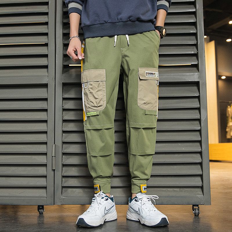 Vintage Green vintage techwear cargo pants | Grailed