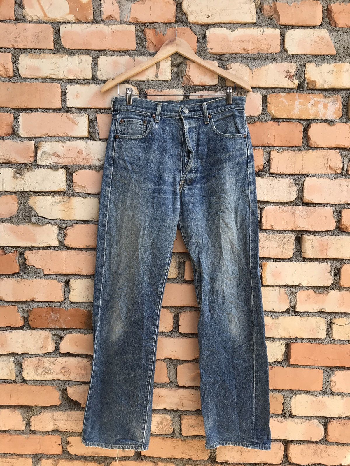 Levi's Vintage Clothing × Seditionaries Vintage levis big E distressed denim Size US 31 - 1 Thumbnail